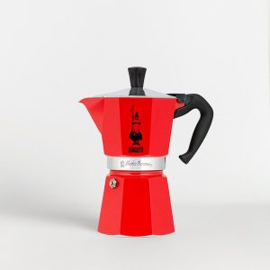 Cafetera italiana Bialetti roja 6 tazas