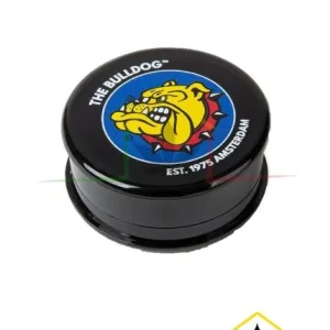 GRINDER BULLDOG PLÁSTICO NEGRO