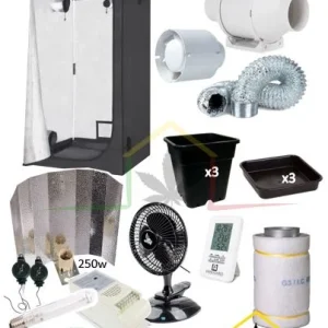 KIT COMPLETO CULTIVO INTERIOR 60x60x160