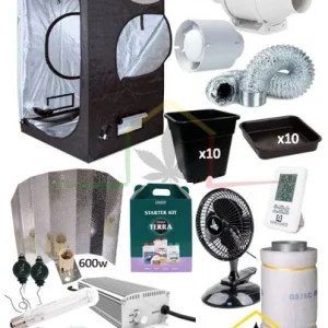 KIT CULTIVO INTERIOR 600W COMPLETO