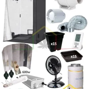 KIT CULTIVO INTERIOR 150x150x220 COMPLETO