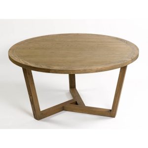 Mesa Redonda Contemporánea de Roble