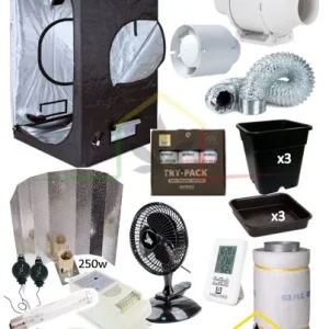 KIT CULTIVO INDOOR 60X60X140 COMPLETO