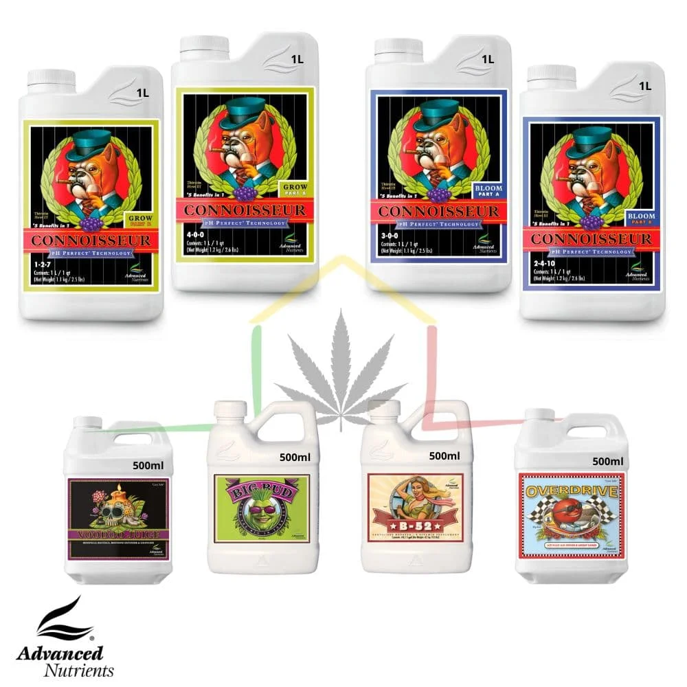 PACK PRINCIPIANTE ADVANCED NUTRIENTS «CONNOISSEUR GROW & BLOOM» - Imagen 3