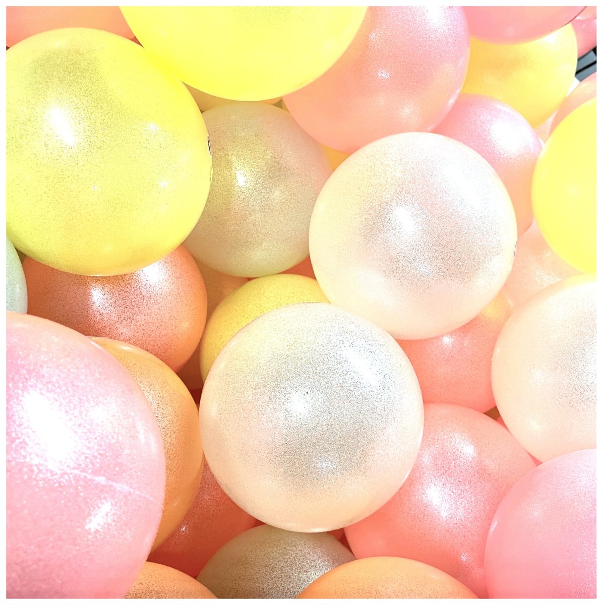 Pelota 15 cm Glitter Rosa - Imagen 3