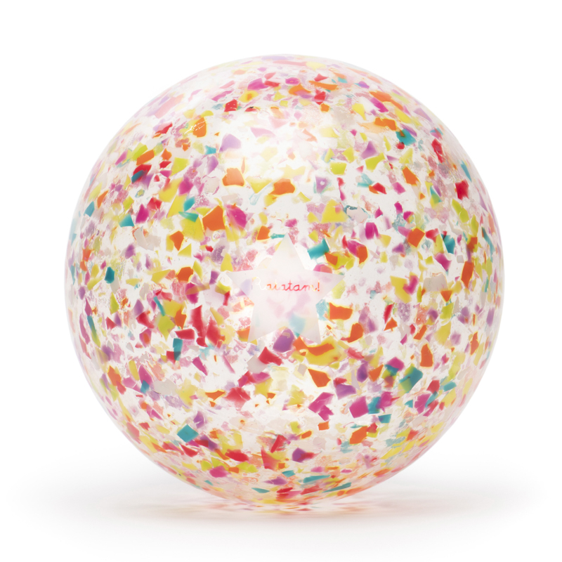 Pelota Confeti Multicolor 10 cm - Imagen 6