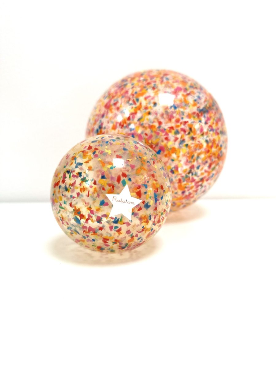 Pelota Confeti Multicolor 10 cm - Imagen 7