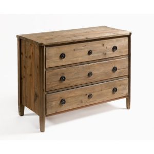 Cómoda de Estilo Gustaviano en Madera Envejecida