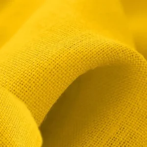 TELA DE ARPILLERA 100% YUTE C/AMARILLO VIBRANTE – ANCHO 145CM