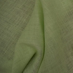 TELA DE ARPILLERA 100% YUTE C/VERDE CLARO – ANCHO 145CM