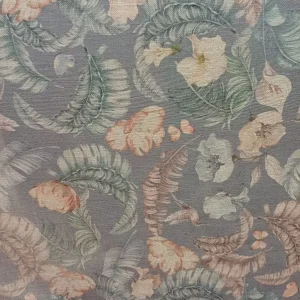 TELA TAP ESTAMPADO BOTÁNICO AZUL ANCHO 280CM