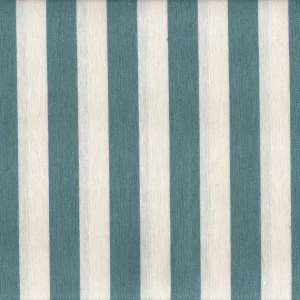 TELA ÁGATA RAYAS TURQUESA Y CRUDO C/21 – ANCHO 280CM