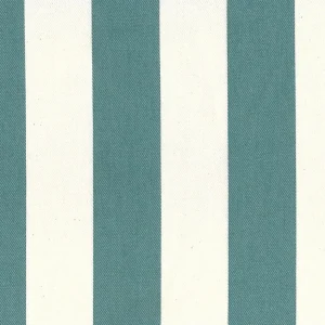 TELA CALPE C/2 RAYA ANCHA TURQUESA – 100% ALGODÓN 280CM RESISTENTE