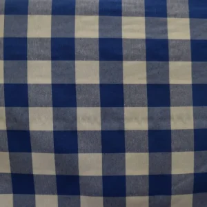 TELA VICHY C/AZUL CLARO CUADRO GRANDE – HILO TINTADO ANCHO 280CM