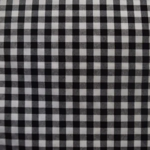 TELA VICHY C/NEGRO CUADRO MEDIO – HILO TINTADO ANCHO 280CM