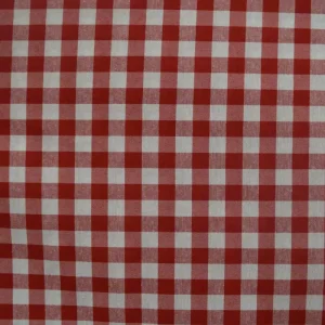 TELA VICHY C/ROJO – HILO TINTADO ANCHO 280CM