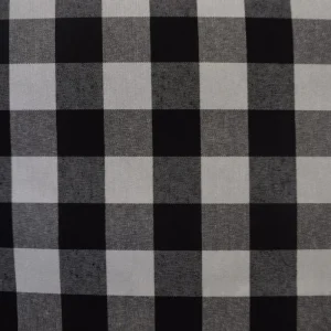 TELA VICHY C/NEGRO CUADRO GRANDE – HILO TINTADO ANCHO 280CM