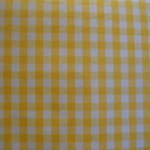 TELA VICHY C/AMARILLO CUADRO MEDIO – HILO TINTADO ANCHO 280CM