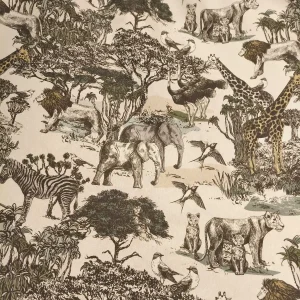 TELA ESTAMPADA JIRAFA – 100% ALGODÓN ANCHO 280CM