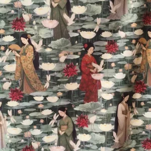 TELA ESTAMPADA NATSU – 100% ALGODÓN – ANCHO 280 CM
