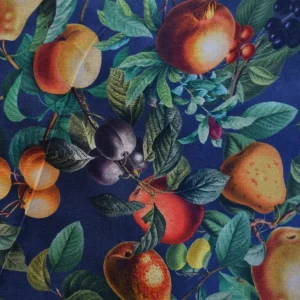 TELA FRUTAS AZUL – ALGODÓN 100% (ANCHO 280 CM)