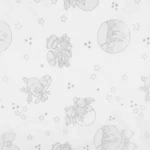 TELA DE NAVIDAD BLANCO Y PLATA CON LUREX – 280 CM