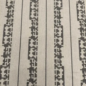TELA GEOMÉTRICA BLANCO Y NEGRO – AZTECA 6 – ANCHO 157 CM