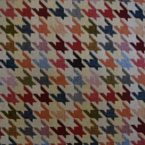 TELA PATA DE GALLO MULTICOLOR – POLIÉSTER Y ALGODÓN – 280CM