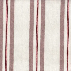 TELA FORMENTERA RAYAS GRANATE Y ROSA PALO – ANCHO 280 CM
