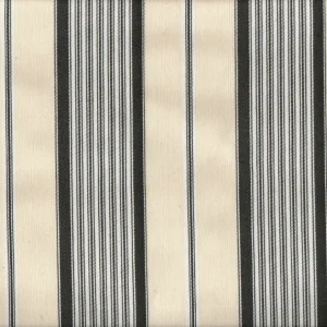TELA ESTAMPADA DE RAYAS MORAIRA C/13 NEGRO – 280 CM