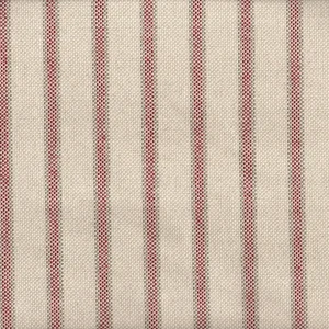 TELA DE RAYAS DUERO ROJO – ALGODÓN 90% – 280 CM