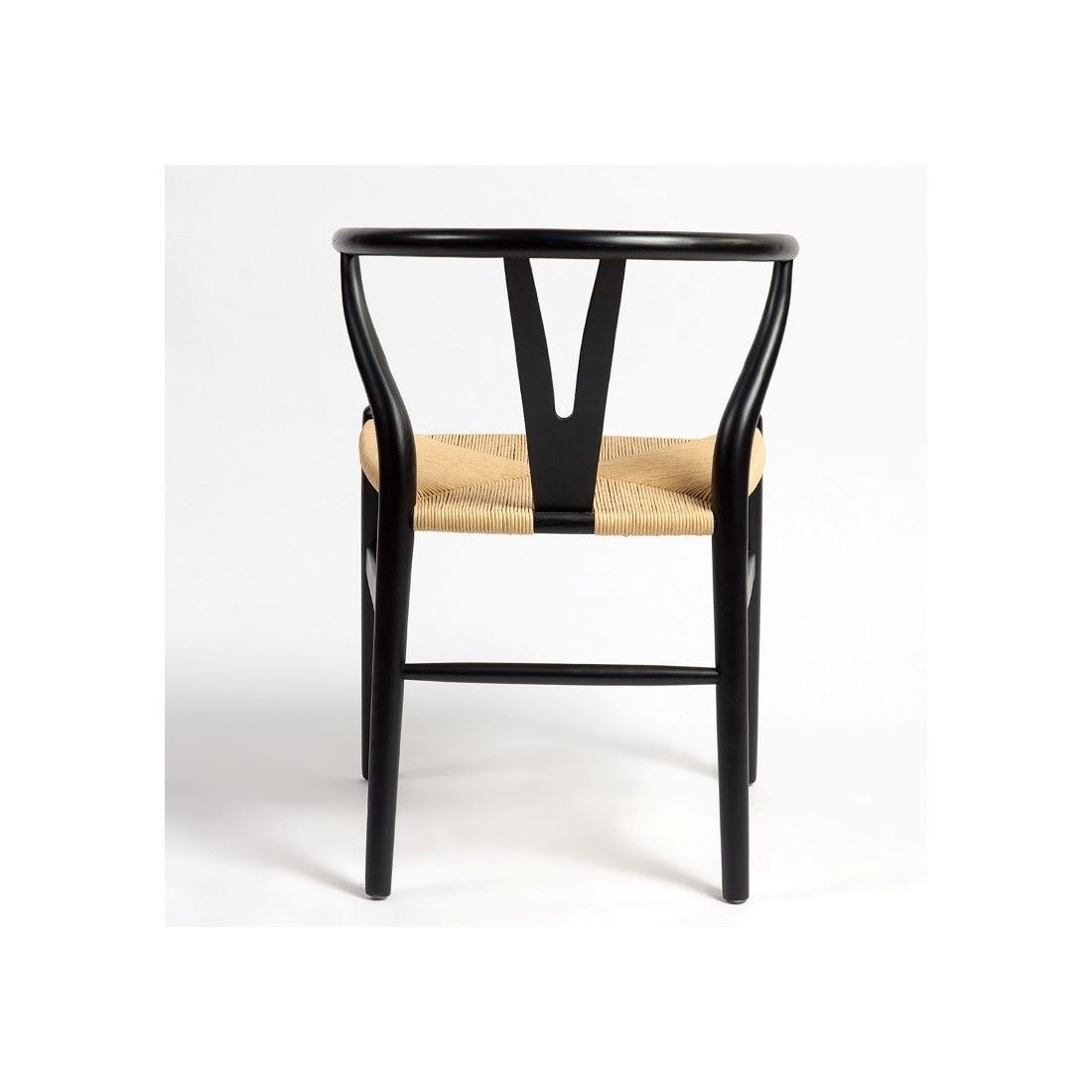 Silla de Roble Negro con Asiento de Enea - Imagen 4